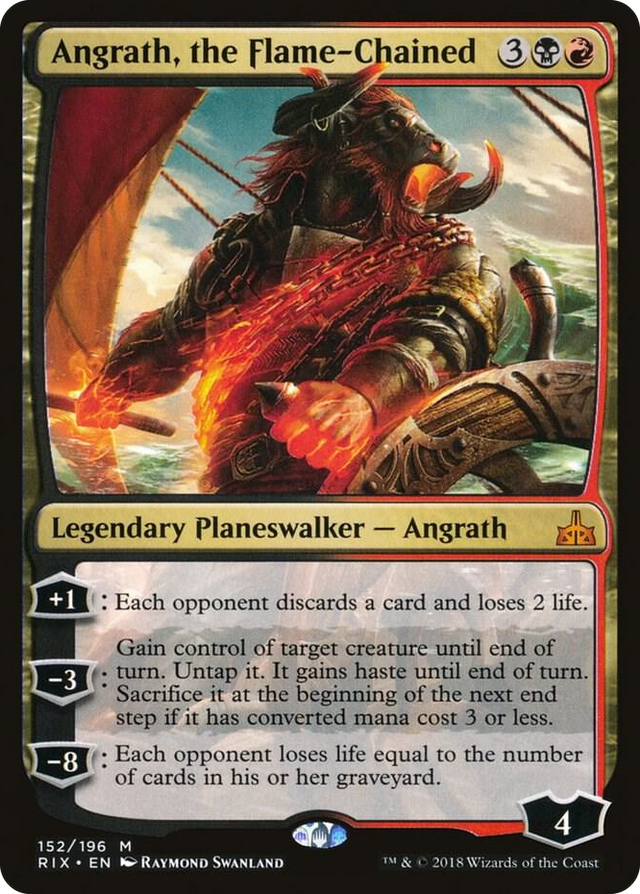 0152 Angrath, the Flame-Chained M Rivals of Ixalan
