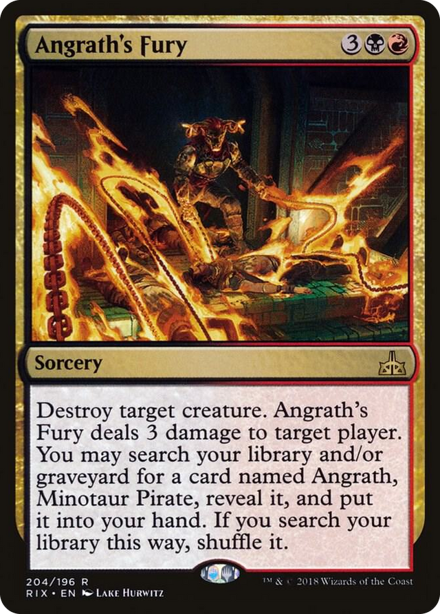 0204 Angrath's Fury R Rivals of Ixalan