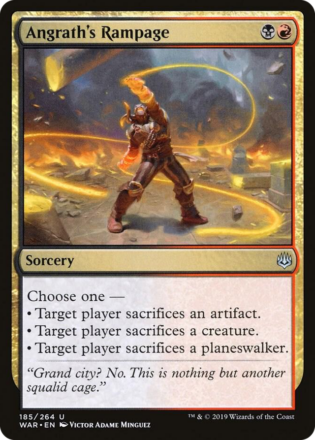 0185 Angrath's Rampage U War of the Spark
