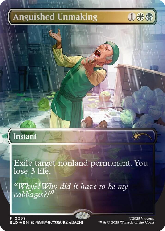 Anguished Unmaking (2298) (Rainbow Foil) #2298 R - Secret Lair Drop Series Pokemon card