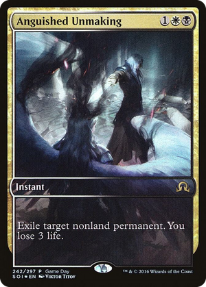 0242 Anguished Unmaking P Game Day & Store Championship Promos