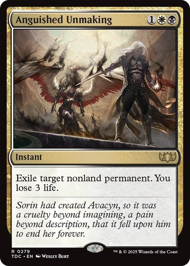 0279 Anguished Unmaking R Commander: Tarkir: Dragonstorm