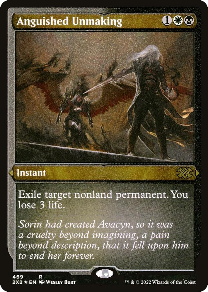 0469 Anguished Unmaking (Foil Etched) R Double Masters 2022