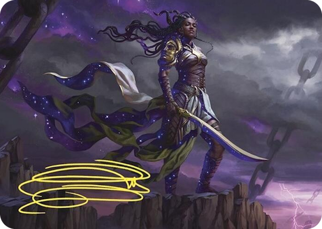 0072 Anikthea, Hand of Erebos Art Card (Gold-Stamped Signature) S Art Series: Commander Masters