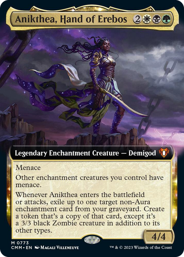 0773 Anikthea, Hand of Erebos (Extended Art) M Commander Masters