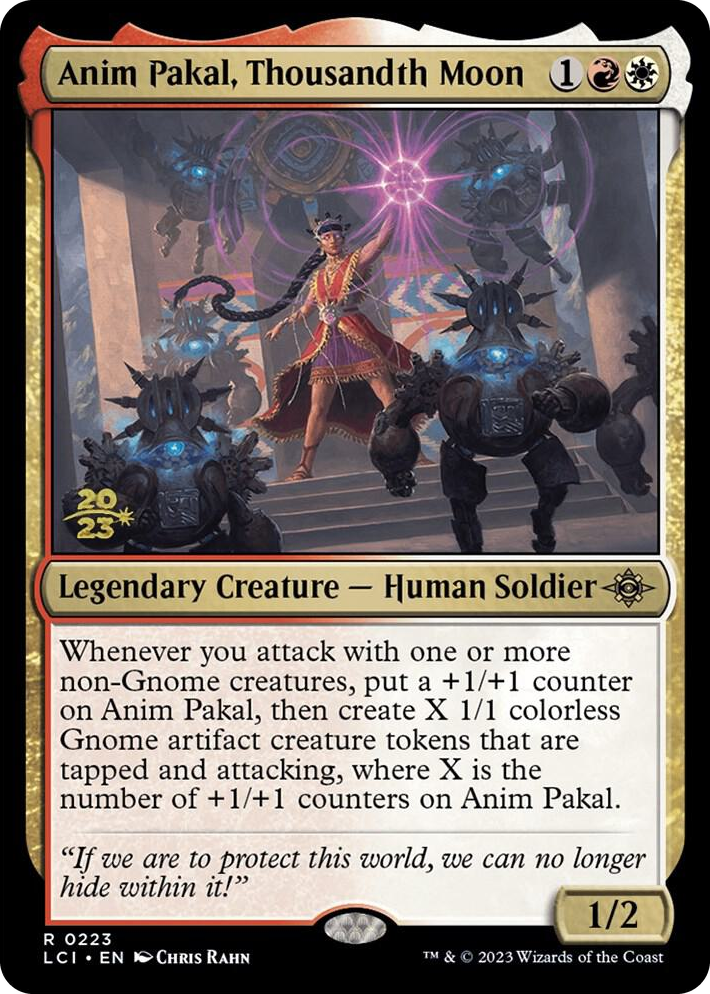 0223 Anim Pakal, Thousandth Moon R Prerelease Cards