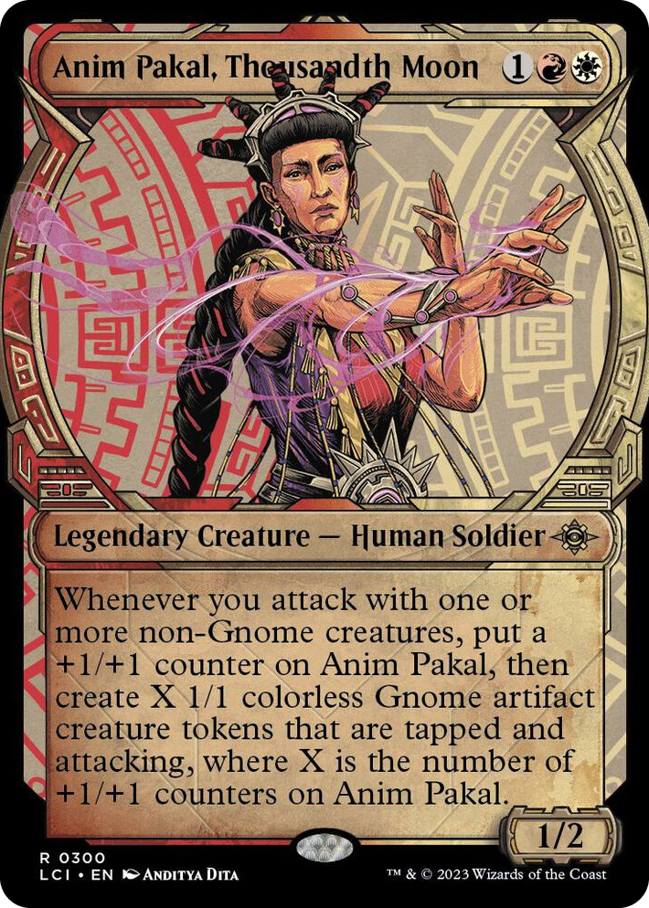 0300 Anim Pakal, Thousandth Moon (Showcase) R The Lost Caverns of Ixalan