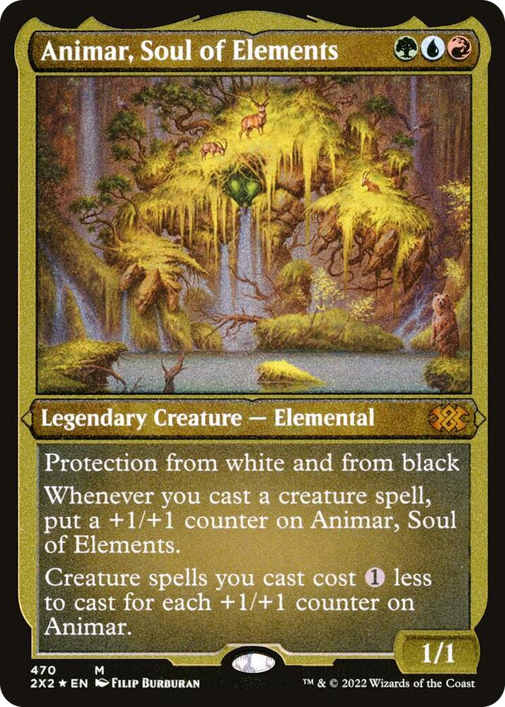0470 Animar, Soul of Elements (Foil Etched) M Double Masters 2022