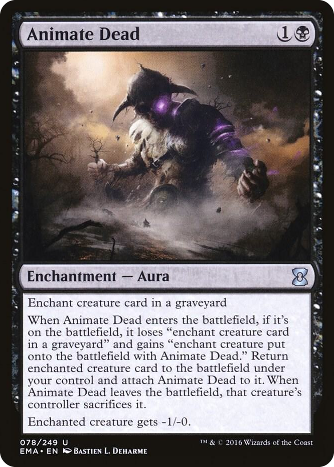 Animate Dead #78 U - Eternal Masters Pokemon card