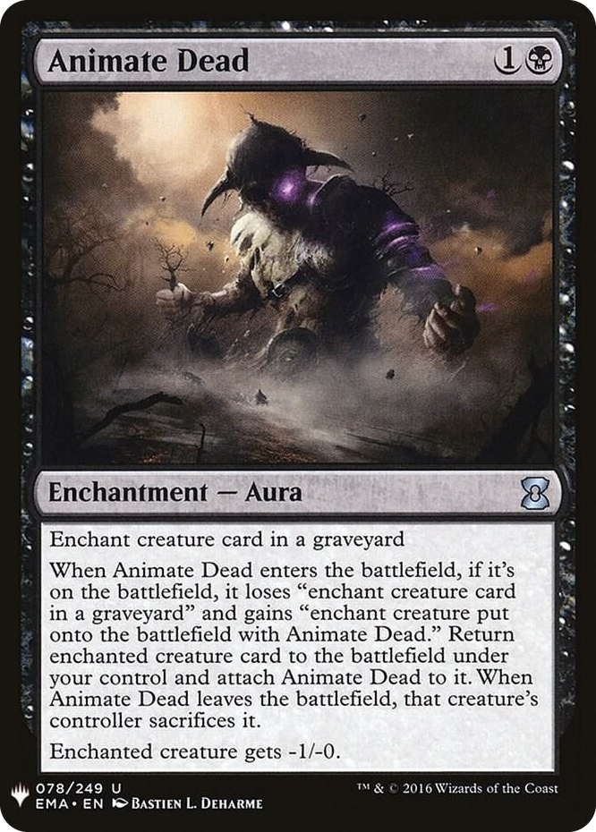 0078 Animate Dead U The List Reprints