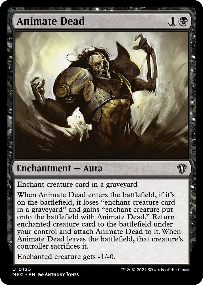 0125 Animate Dead U Commander: Murders at Karlov Manor