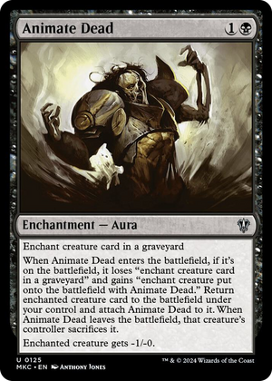 0125 Animate Dead U Commander: Murders at Karlov Manor