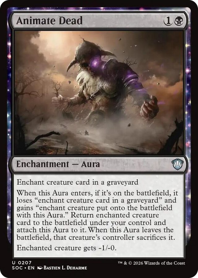 0207 Animate Dead U Commander: Secrets of Strixhaven