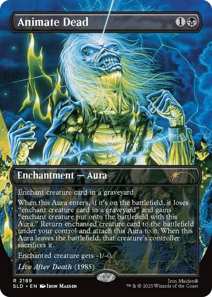 Animate Dead #2189 R - Secret Lair Drop Series Pokemon card