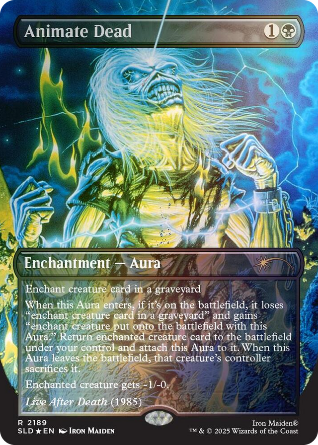 2189 Animate Dead (Rainbow Foil) R Secret Lair Drop Series