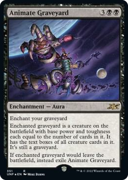 0351 Animate Graveyard (Galaxy Foil) R Unfinity
