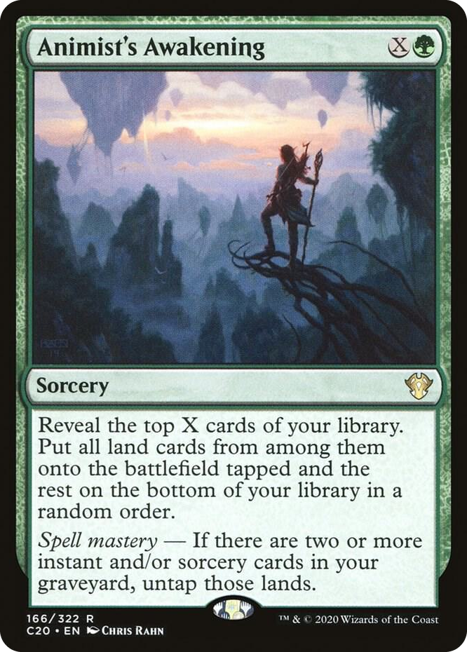 0166 Animist's Awakening R Commander 2020