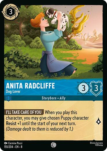 0155 Anita Radcliffe - Dog Lover Common Reign of Jafar