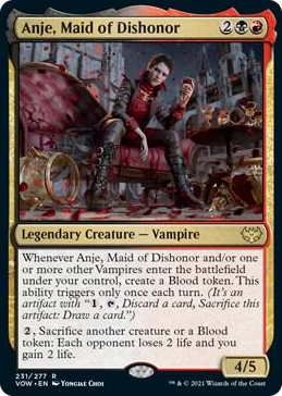 0231 Anje, Maid of Dishonor R Innistrad: Crimson Vow