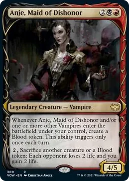 0309 Anje, Maid of Dishonor (Showcase) R Innistrad: Crimson Vow