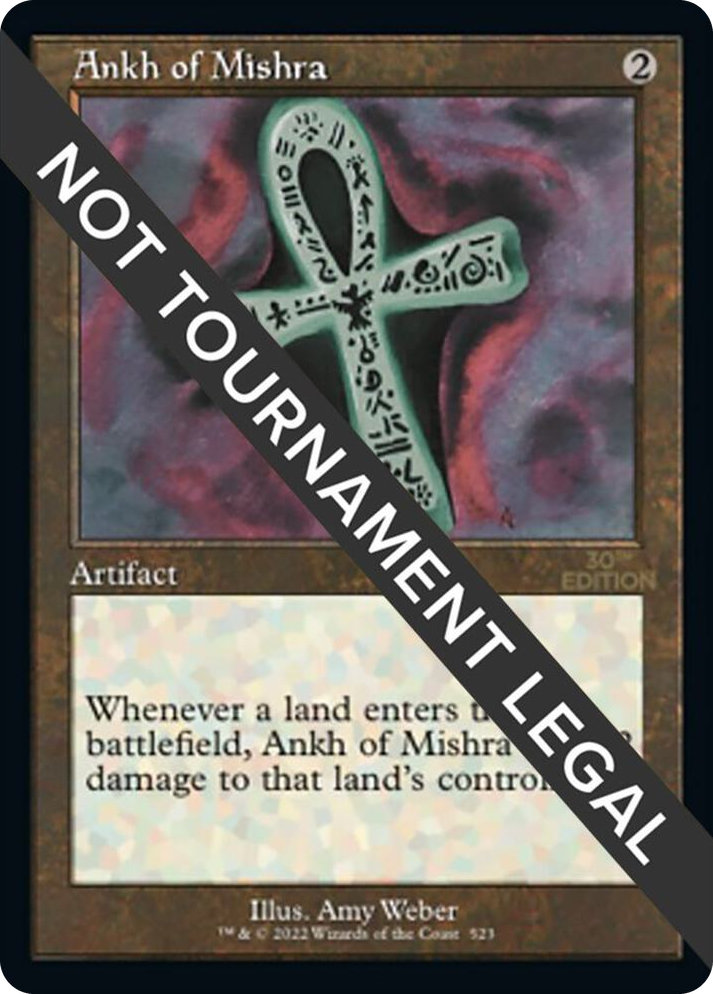 0523 Ankh of Mishra (Retro Frame) R 30th Anniversary Edition