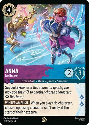 0019 Anna - Ice Breaker Promo Disney Lorcana Promo Cards