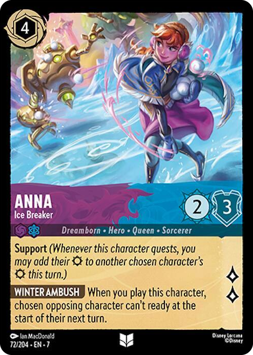 0072 Anna - Ice Breaker Uncommon Archazia's Island