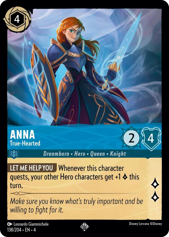 0138 Anna - True-Hearted Super Rare Ursula's Return