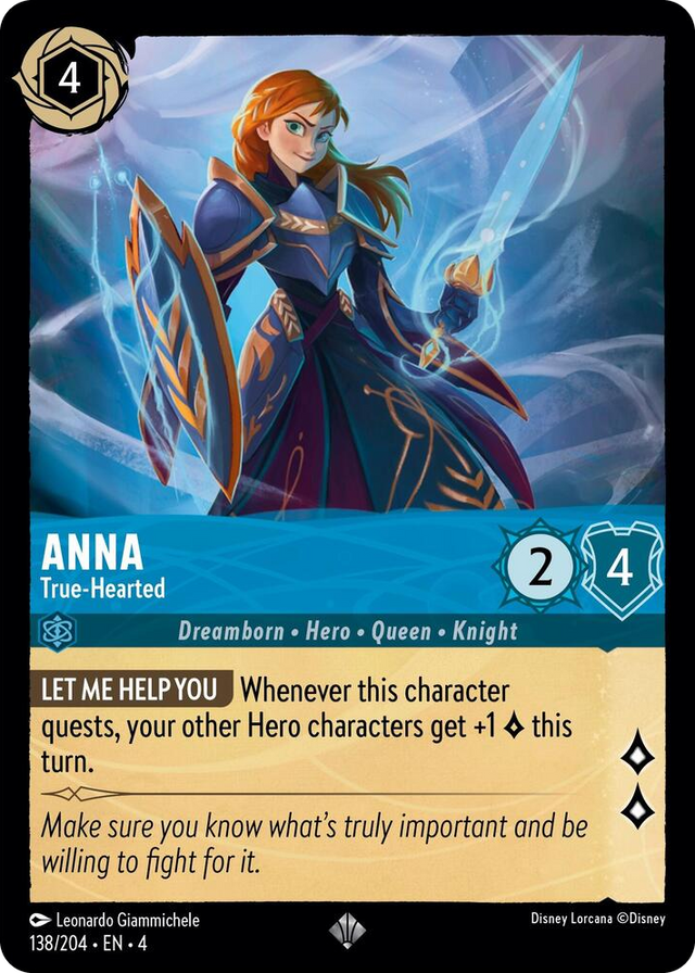 0138 Anna - True-Hearted Super Rare Ursula's Return