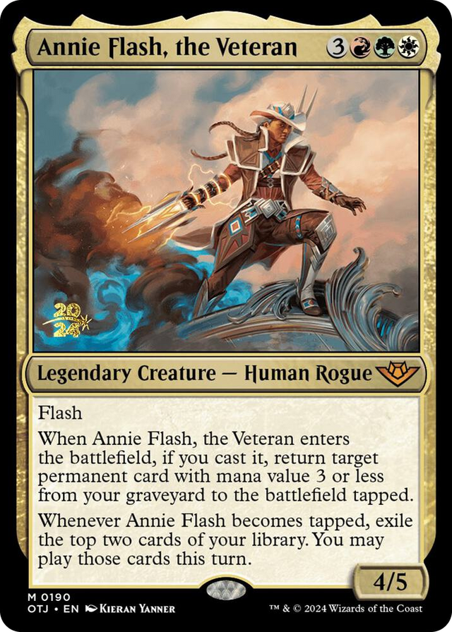 0190 Annie Flash, the Veteran M Prerelease Cards