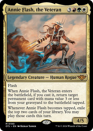 0190 Annie Flash, the Veteran M Promo Pack: Outlaws of Thunder Junction