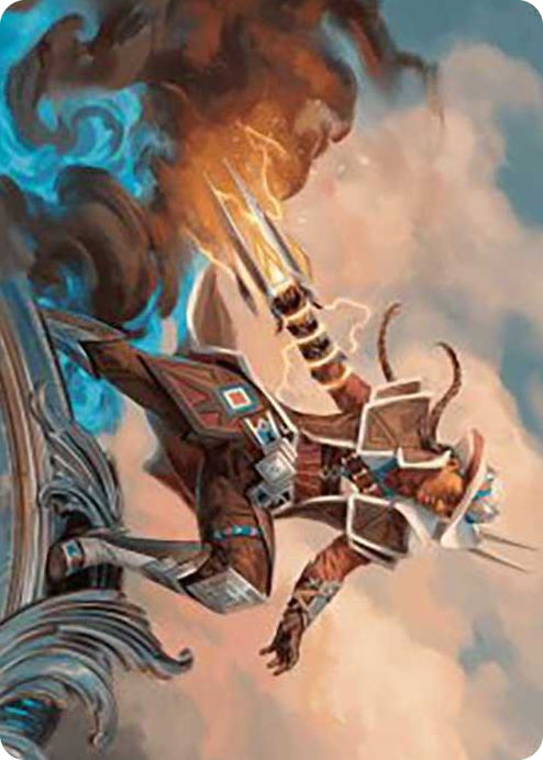 0017 Annie Flash, the Veteran Art Card S Art Series: Outlaws of Thunder Junction