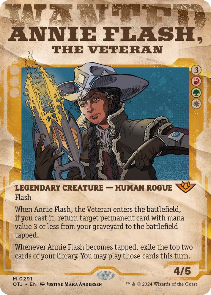 0291 Annie Flash, the Veteran (Showcase) M Outlaws of Thunder Junction