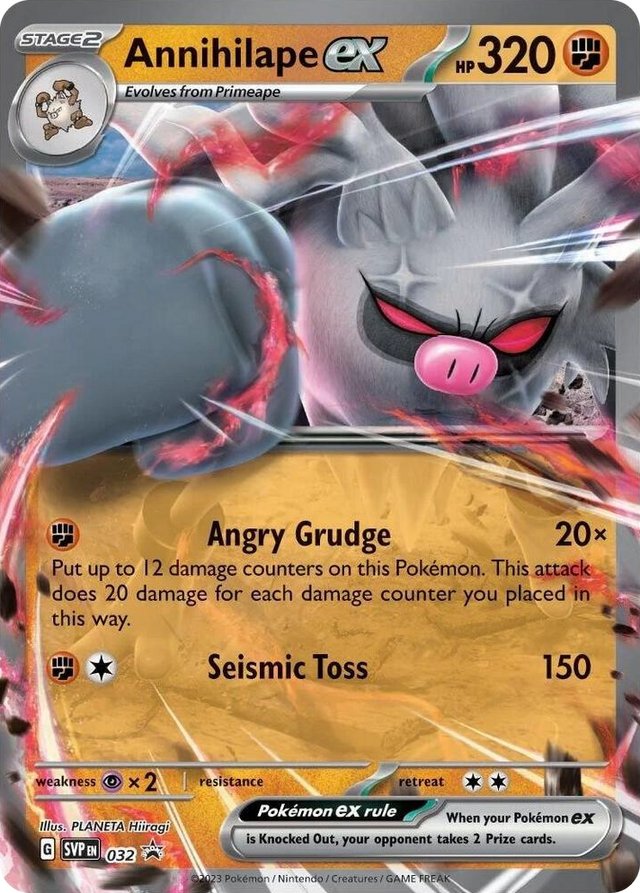 0032 Annihilape ex - 032 Promo Scarlet & Violet Promo Cards