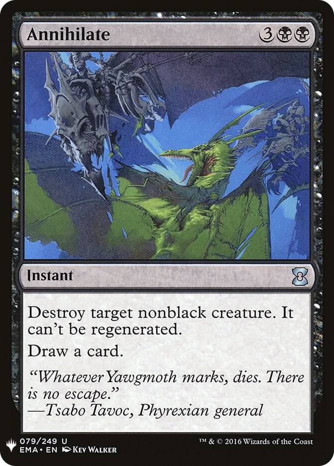 0079 Annihilate U The List Reprints