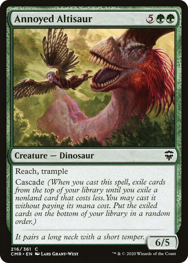 0216 Annoyed Altisaur C Commander Legends