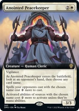 0383 Anointed Peacekeeper (Extended Art) R Dominaria United
