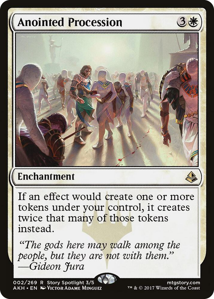 Anointed Procession #2 R - Amonkhet Pokemon card