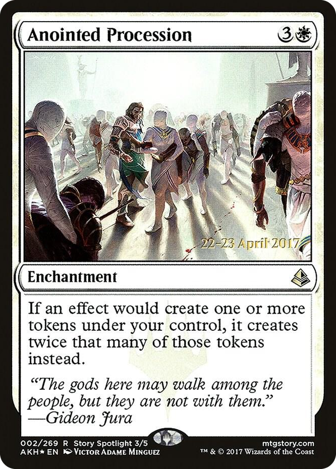 0002 Anointed Procession R Prerelease Cards