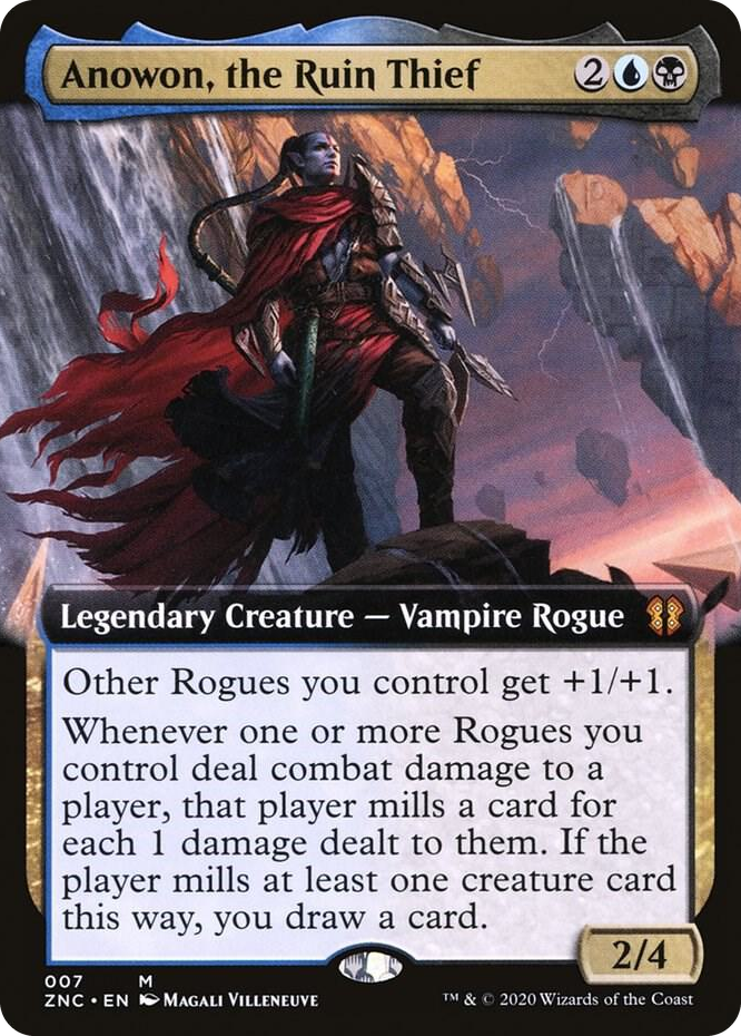 0007 Anowon, the Ruin Thief (Extended Art) M Commander: Zendikar Rising