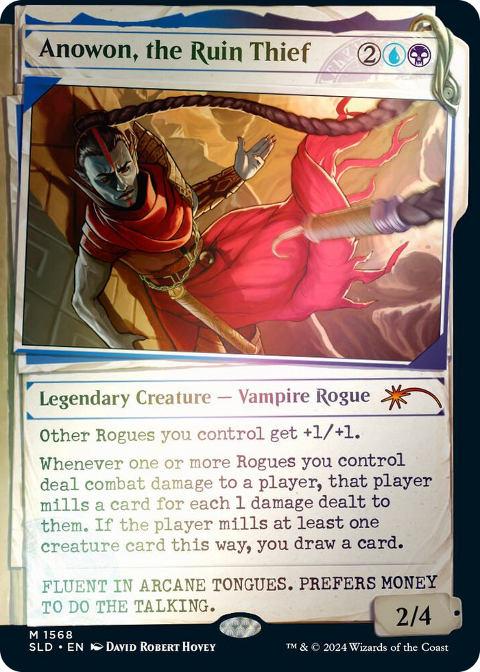 Anowon, the Ruin Thief (Rainbow Foil) #1568 M - Secret Lair Drop Series Pokemon card