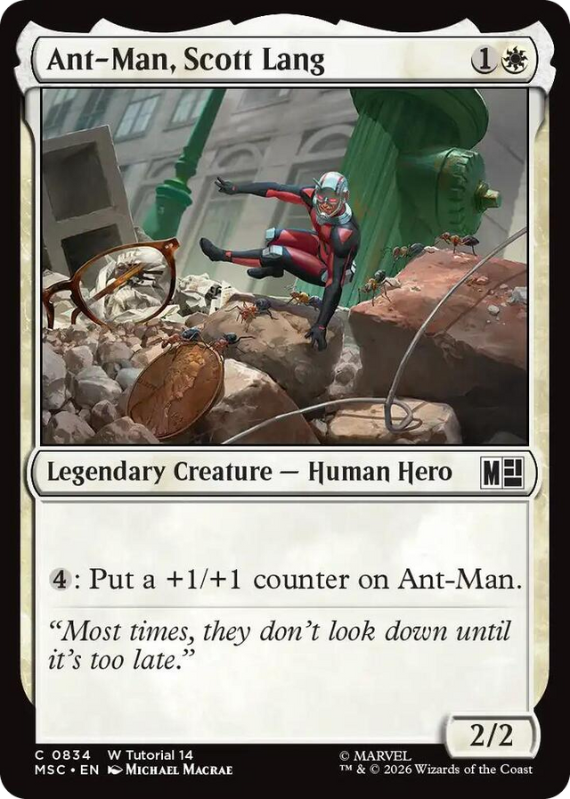 0834 Ant-Man, Scott Lang (0834) C Commander: Marvel Super Heroes