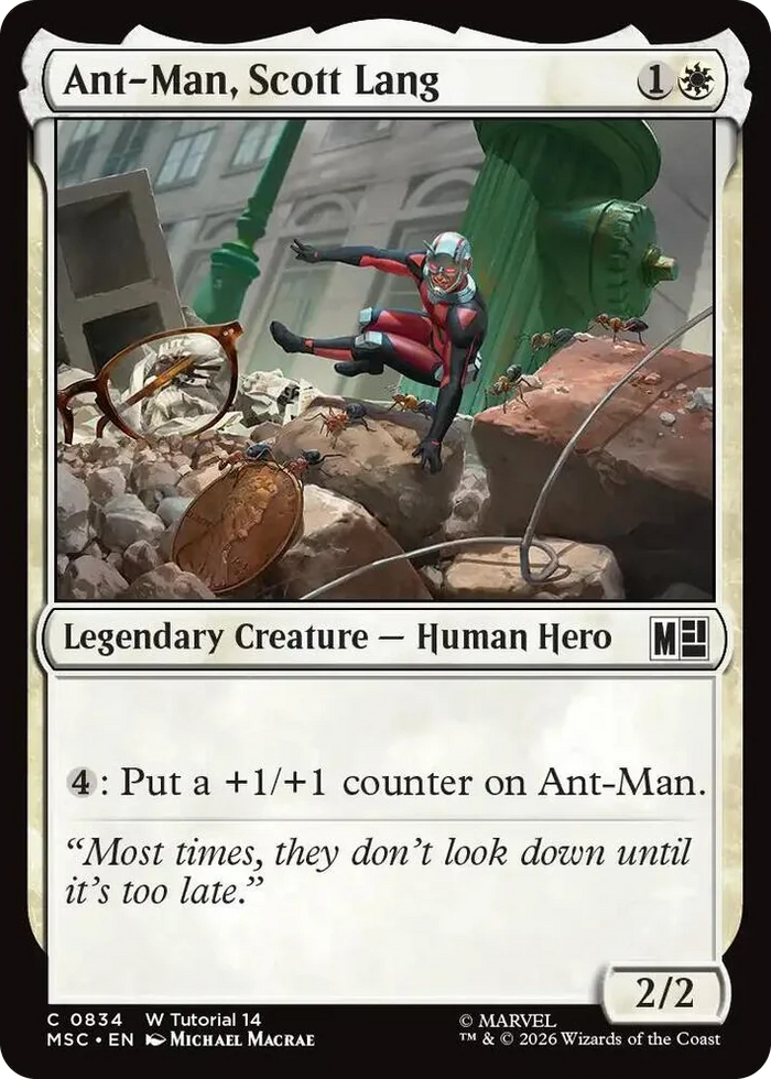 0834 Ant-Man, Scott Lang (0834) C Commander: Marvel Super Heroes