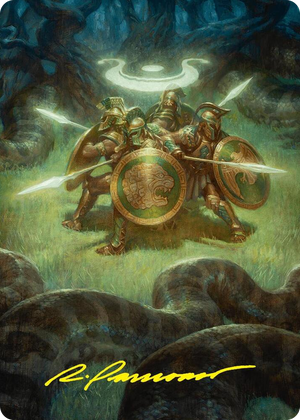 0047 Anthem of Champions Art Card (47/54) (Gold-Stamped Signature) S Art Series: Foundations