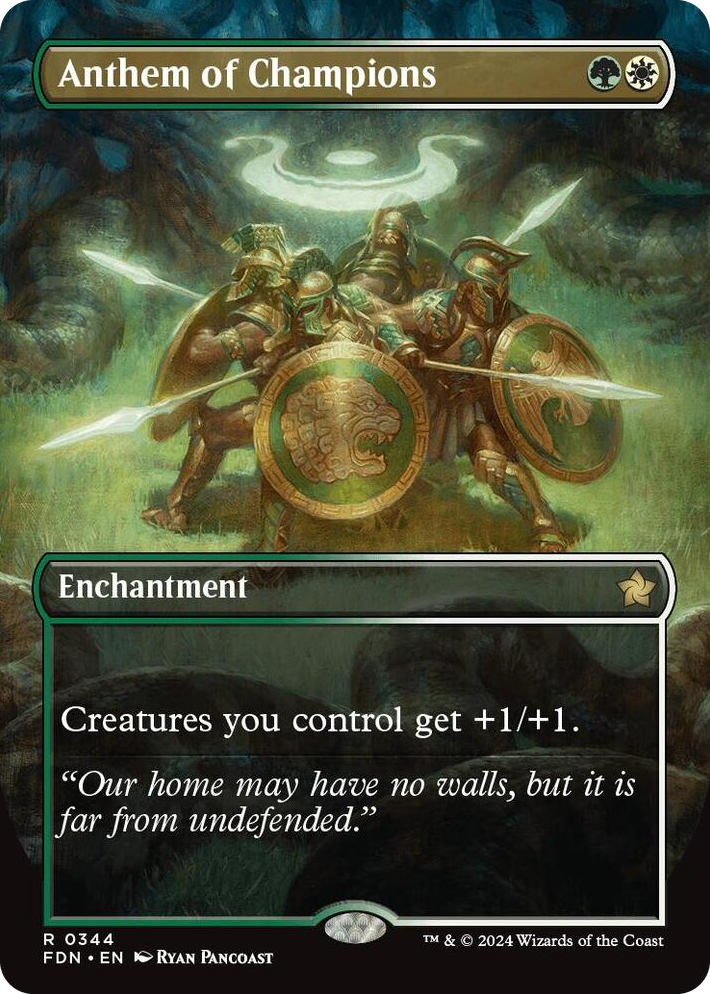 0344 Anthem of Champions (Borderless) R Foundations