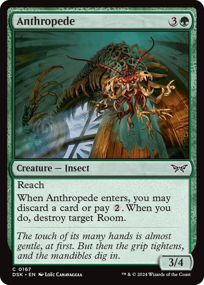 0167 Anthropede C Duskmourn: House of Horror