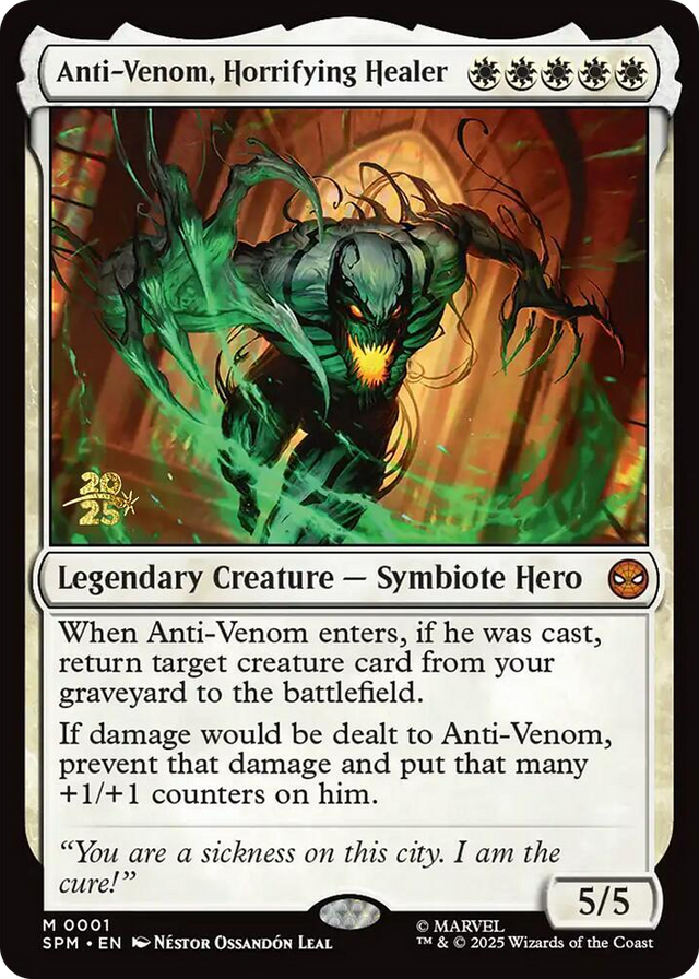 0001 Anti-Venom, Horrifying Healer M Prerelease Cards