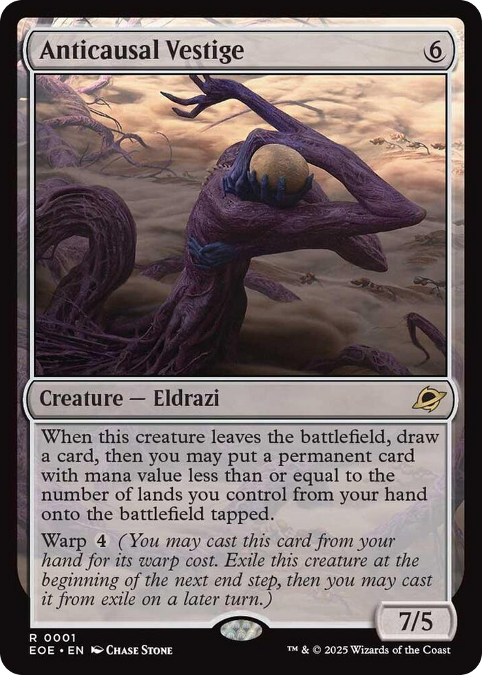 Anticausal Vestige #1 R - Edge of Eternities Pokemon card