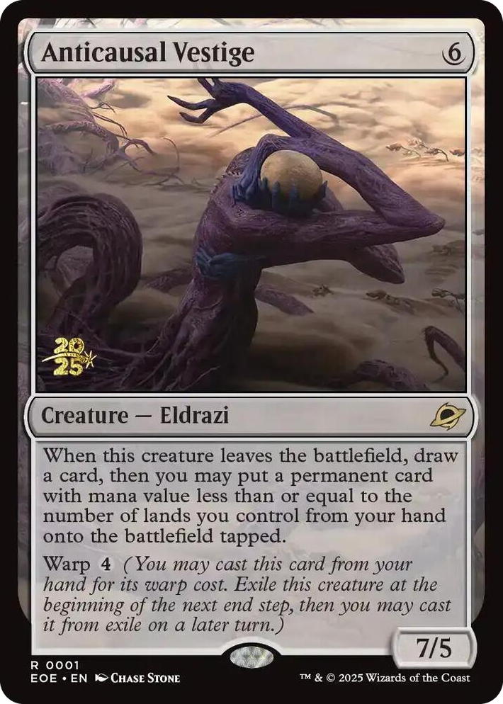 0001 Anticausal Vestige R Prerelease Cards