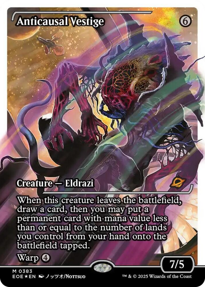 Anticausal Vestige (Showcase) (Fracture Foil) #383 M - Edge of Eternities Pokemon card